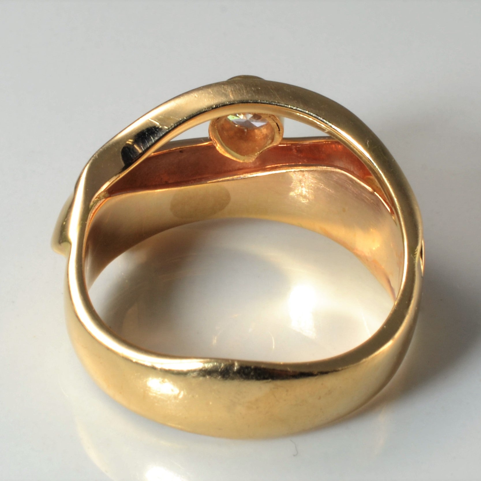 Unique Bezel Cocktail Ring | 0.25ct | SZ 9.25 |