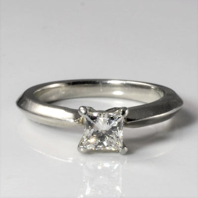 Knife Edge Princess Cut Diamond Ring | 0.35ct | SZ 3 |