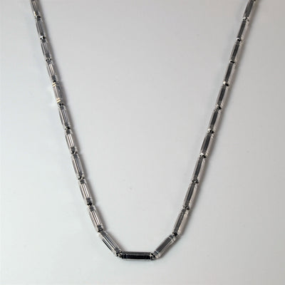 Chow Tai Fook' Textured Platinum Necklace | 18