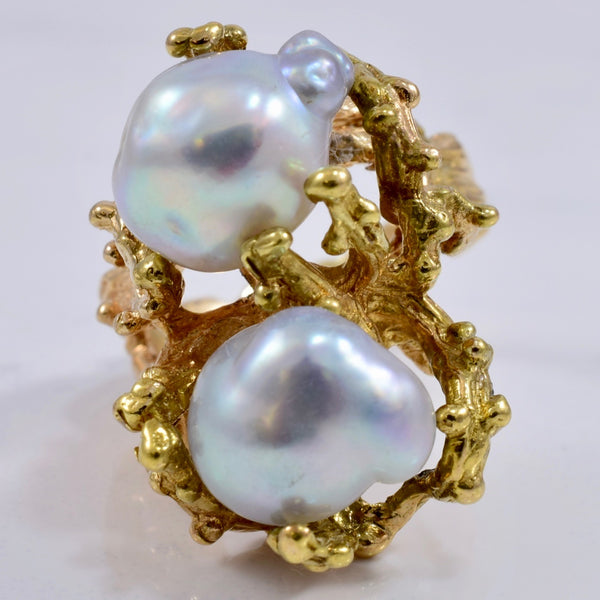 Baroque Pearl Ring | 8.7 ctw SZ 5 |