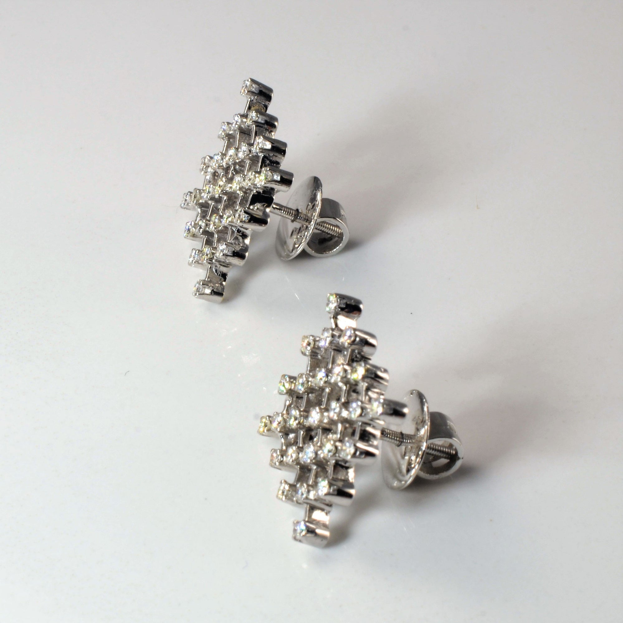 Diamond Lattice Pendant & Earrings Set | 1.50ctw |