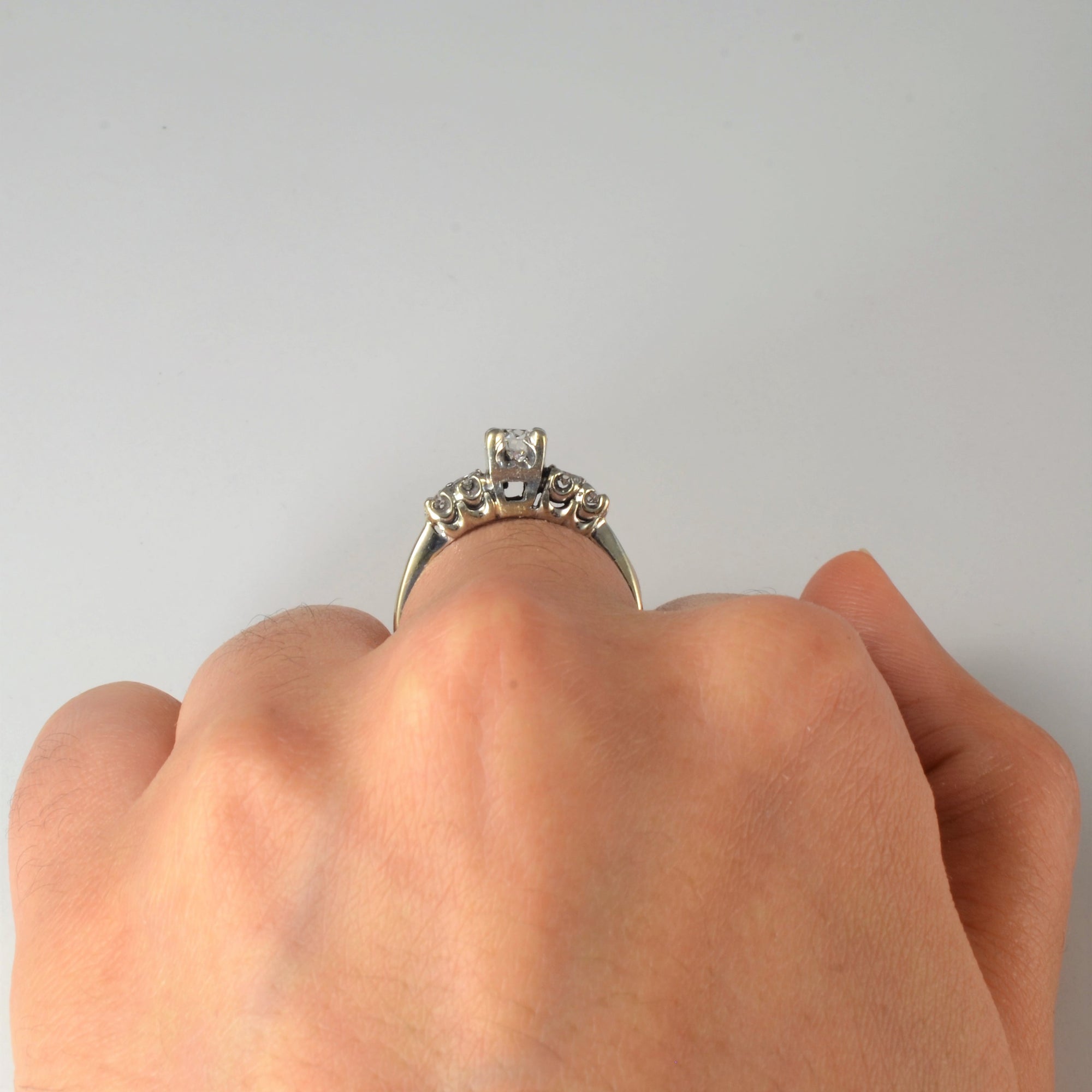 Early 1940s Diamond Engagement Ring | 0.58ctw | SZ 8 |