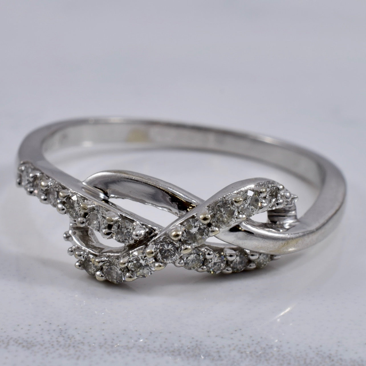 Diamond Infinity Ring | 0.20ctw | SZ 7.75 |