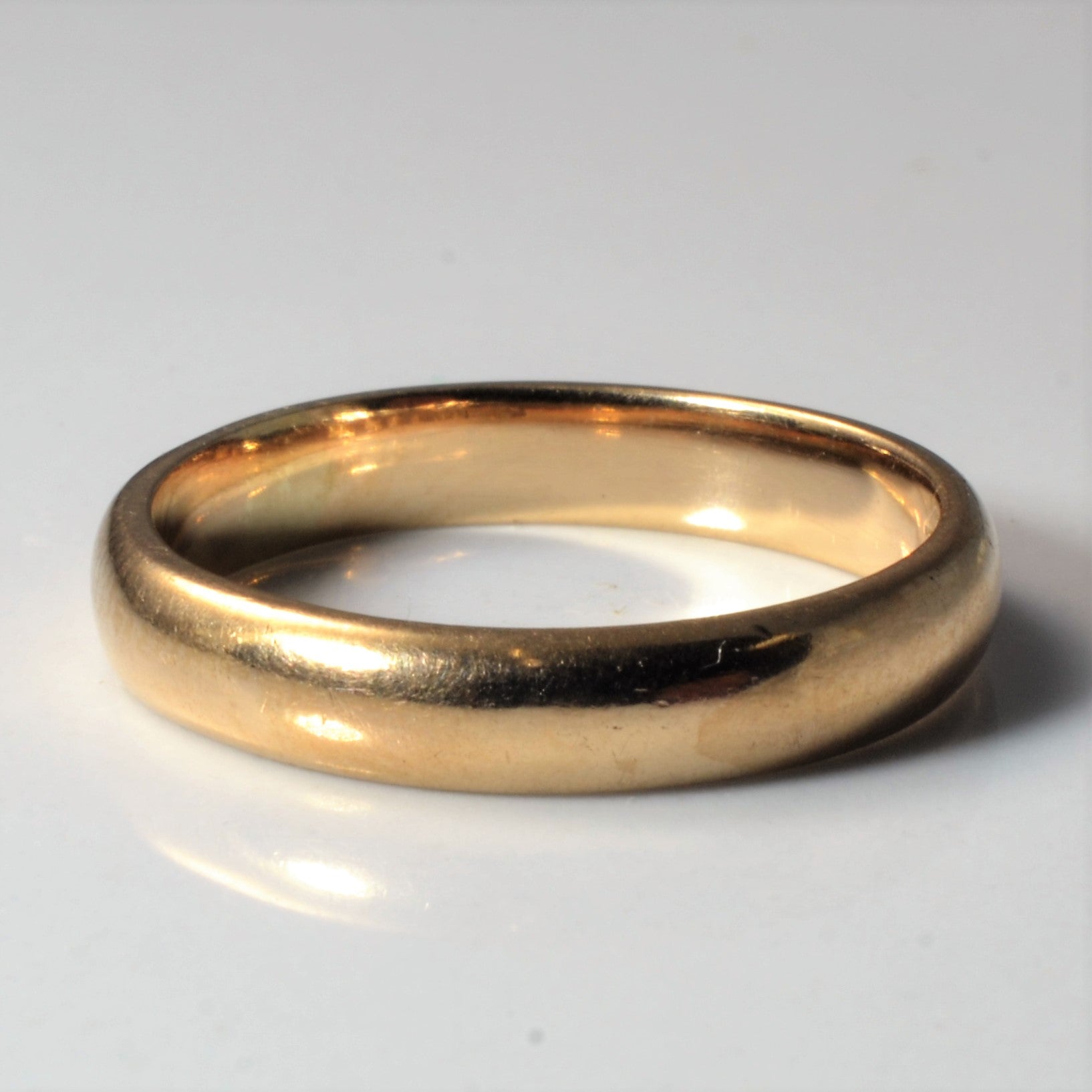 1930s Champagne Yellow Gold Band | SZ 7.75 |