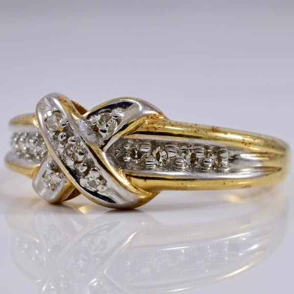 X-Knot Diamond Ring | 0.12 ctw SZ 6 |