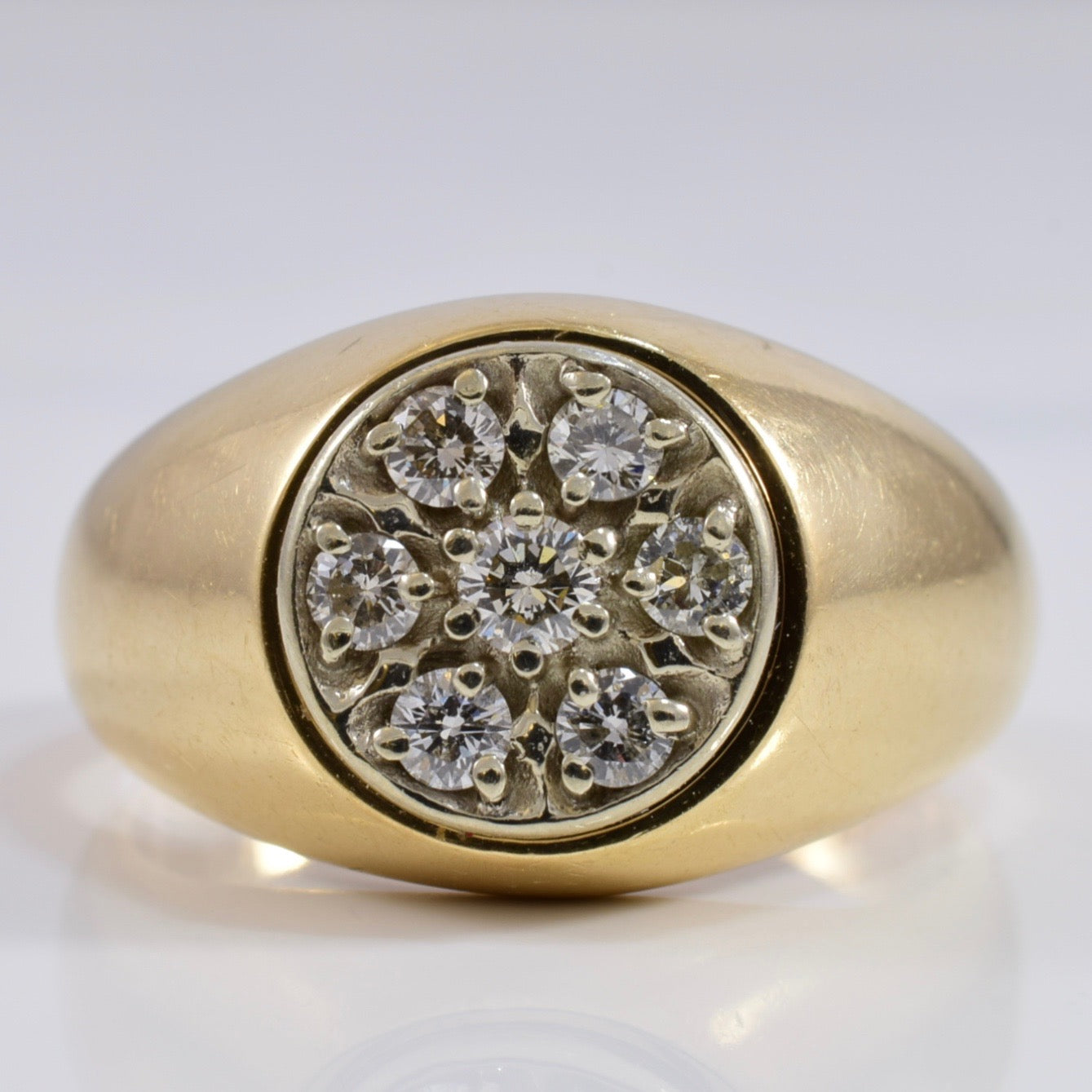 Seven Stone Cluster Ring | 0.36 ctw SZ 7.5 |