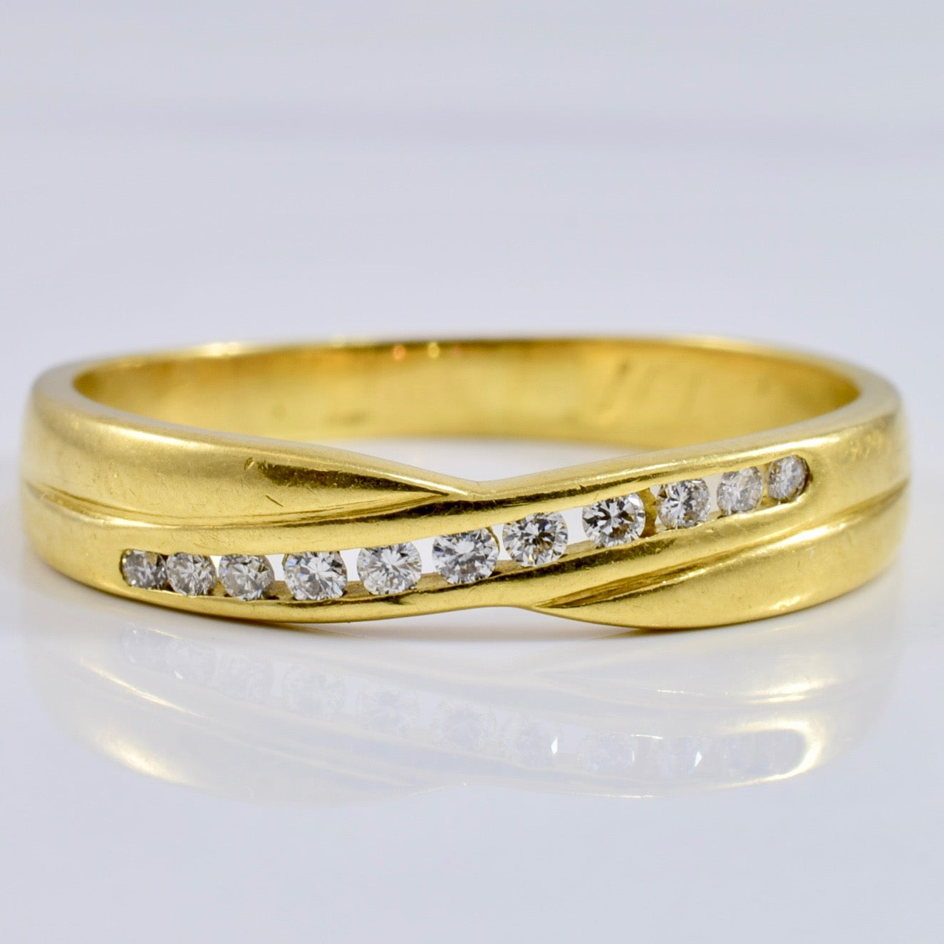 Channel Set Diamond Band | 0.11 ctw SZ 8.5 |