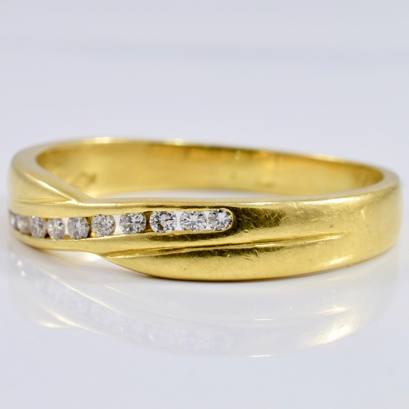 Channel Set Diamond Band | 0.11 ctw SZ 8.5 |