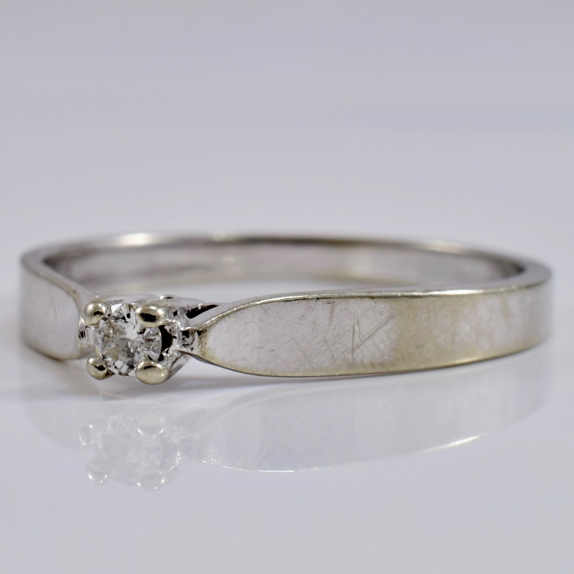 Solitaire Diamond Ring | 0.05 ct SZ 6 |