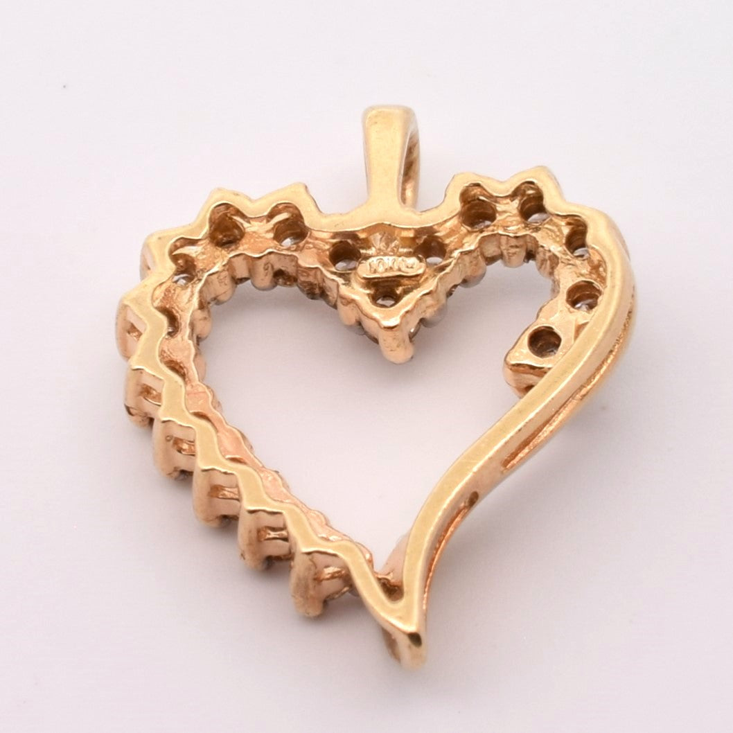 Diamond Heart Pendant | 0.38ctw |