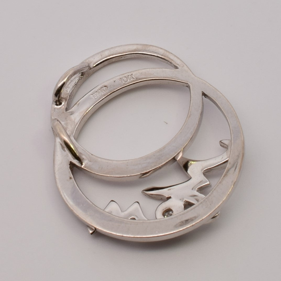 Diamond 'Mom' Pendant | 0.01ct |