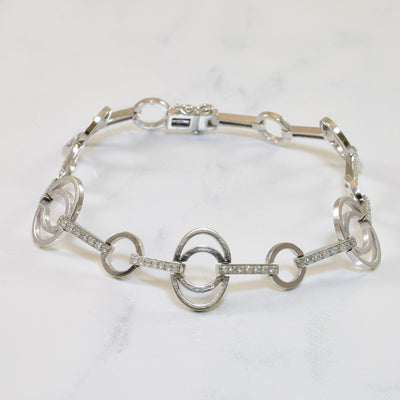 Diamond Open Work Bracelet | 0.38ctw | 7.75