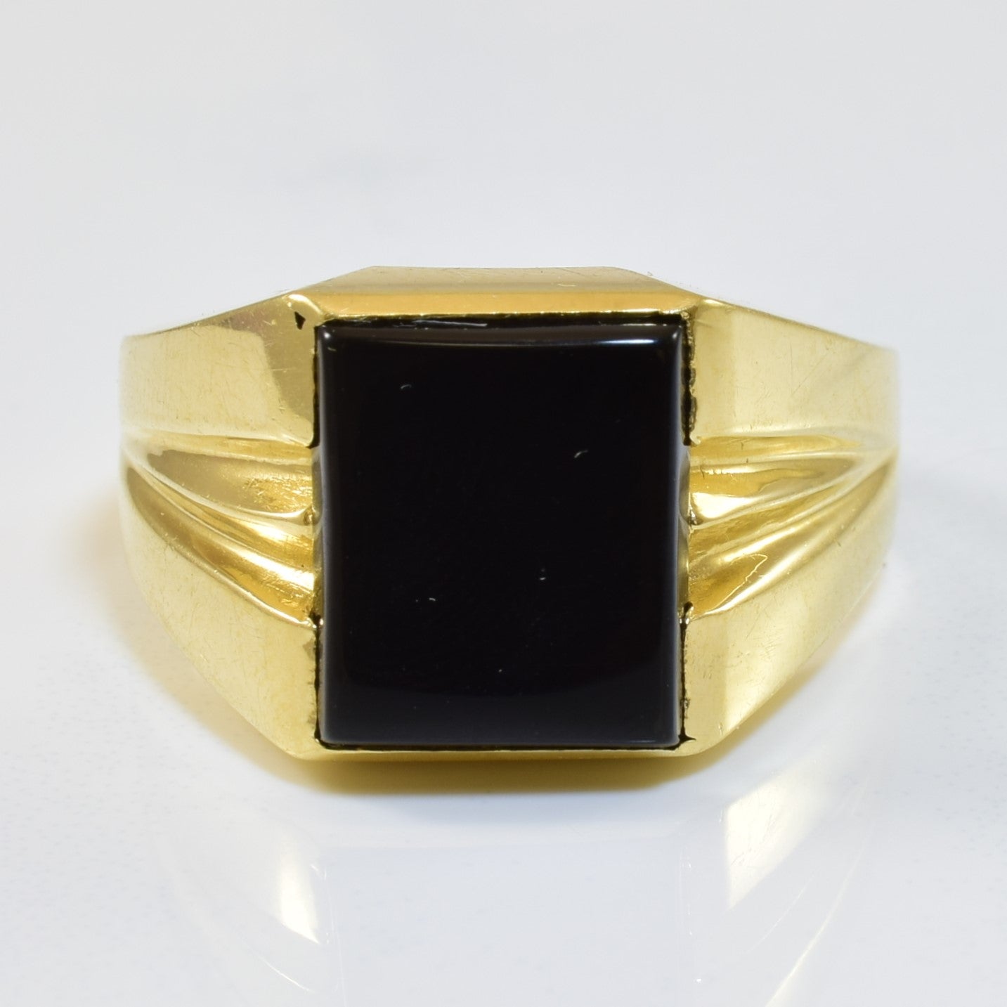 Square Onyx Ring | 1.95ct | SZ 9.5 |