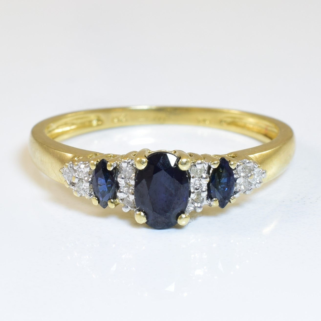 Sapphire & Diamond Ring | 0.75ctw, 0.05ctw | SZ 9.25 |