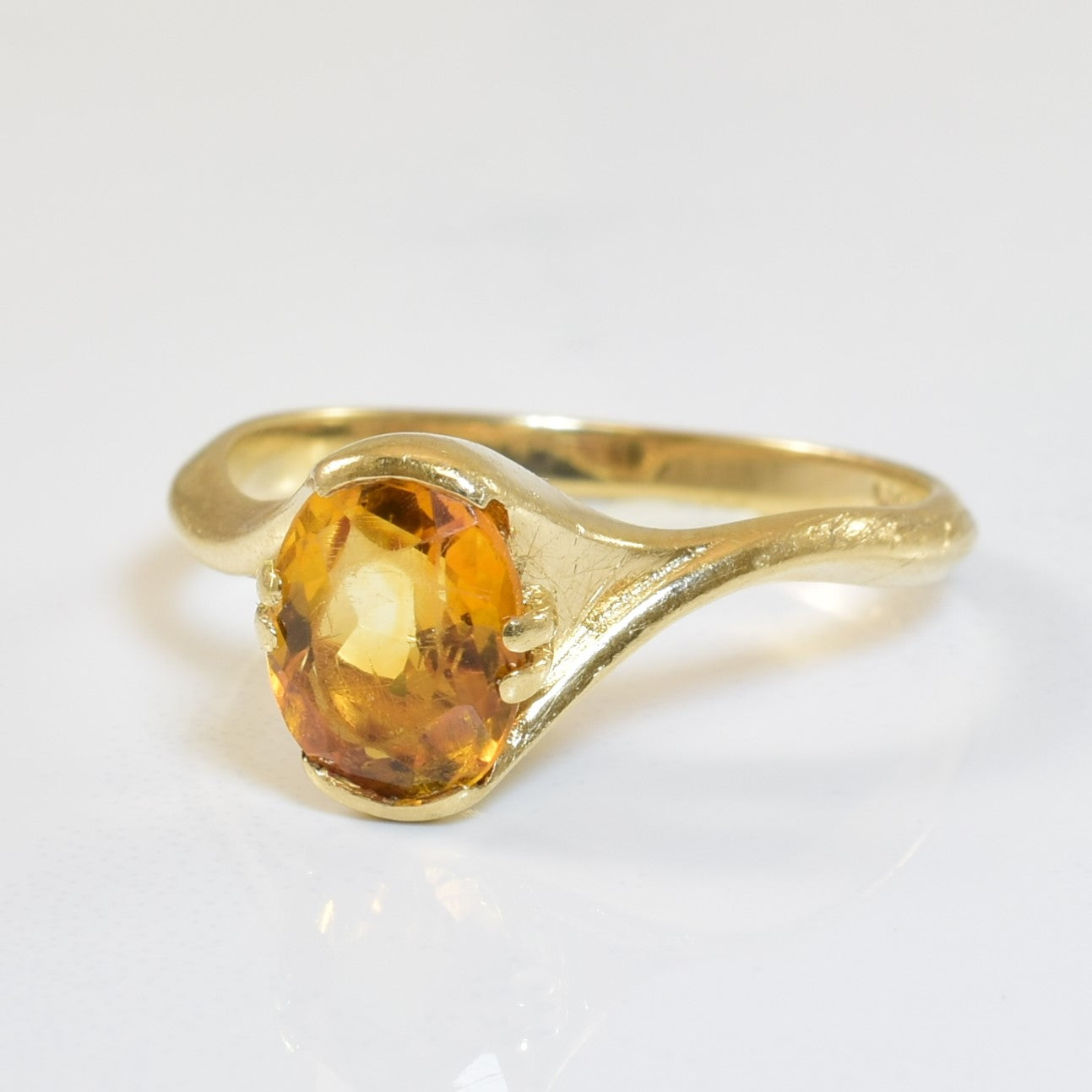 Citrine Bypass Ring | 0.70ct | SZ 6.5 |