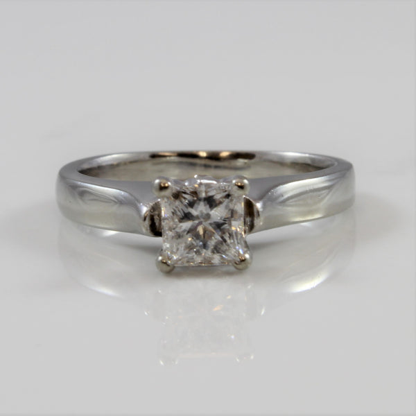 Princess Diamond Solitaire Engagement Ring | 0.52ct | SZ 3.5 |