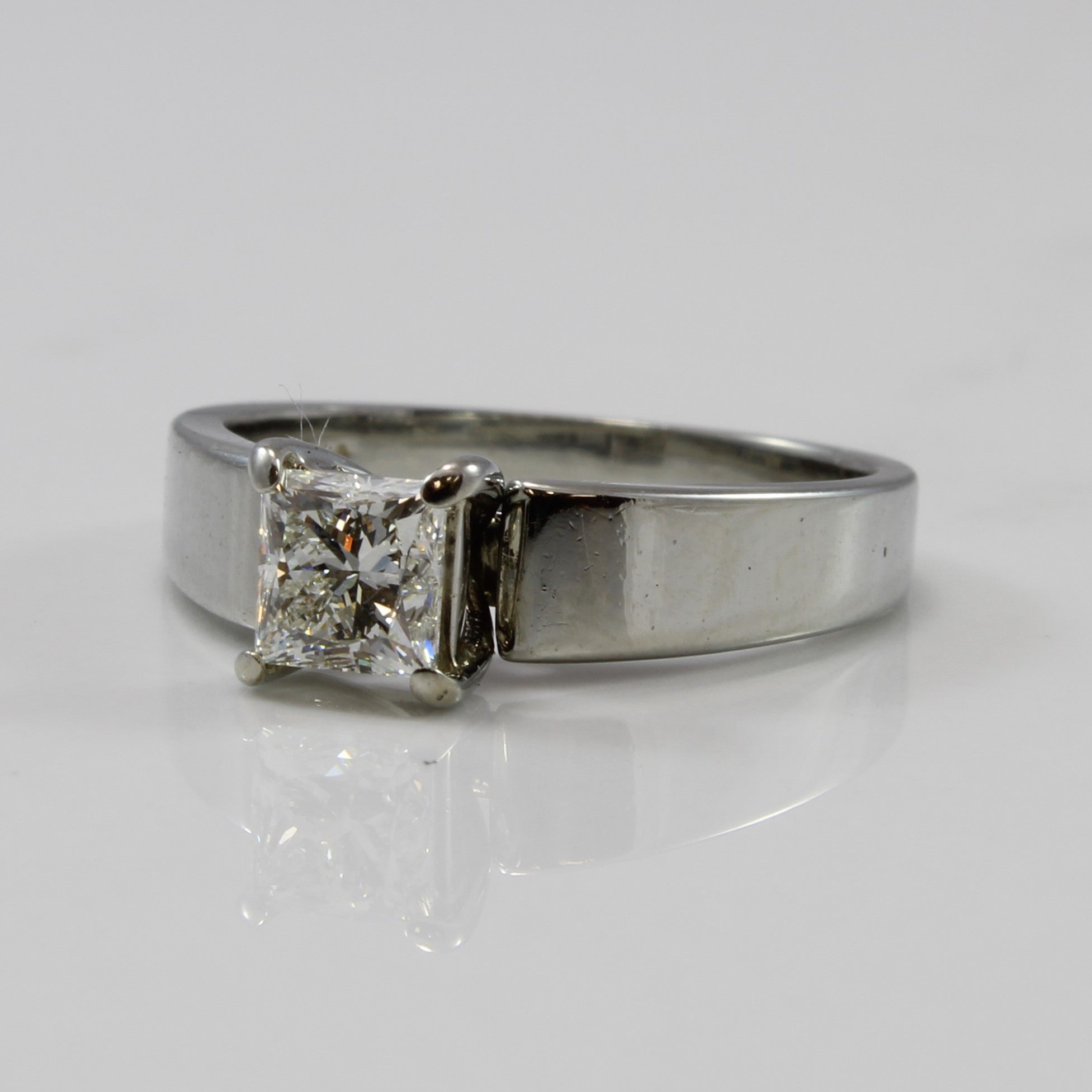 Spence Diamonds' Princess Solitaire Engagement Ring | 0.52 ct | VS2, H | SZ 5.5