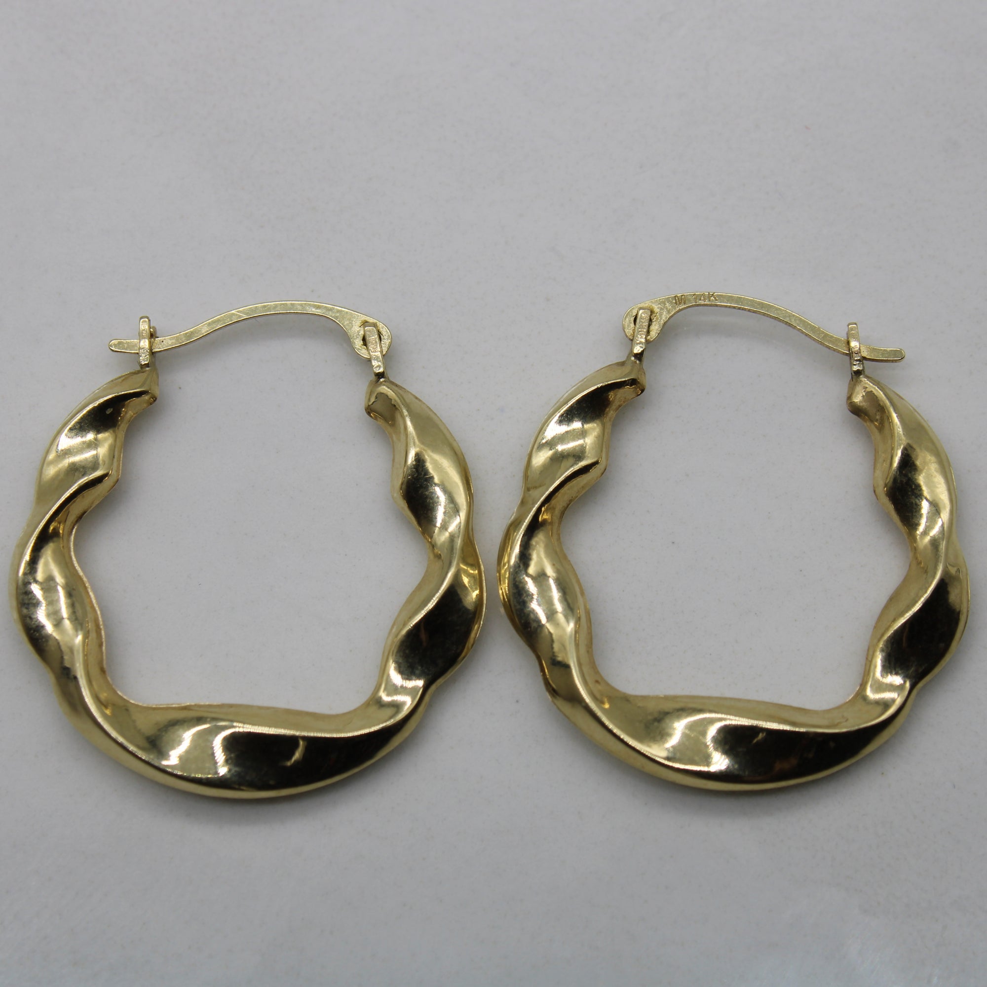 Twisted Hoop Earrings |