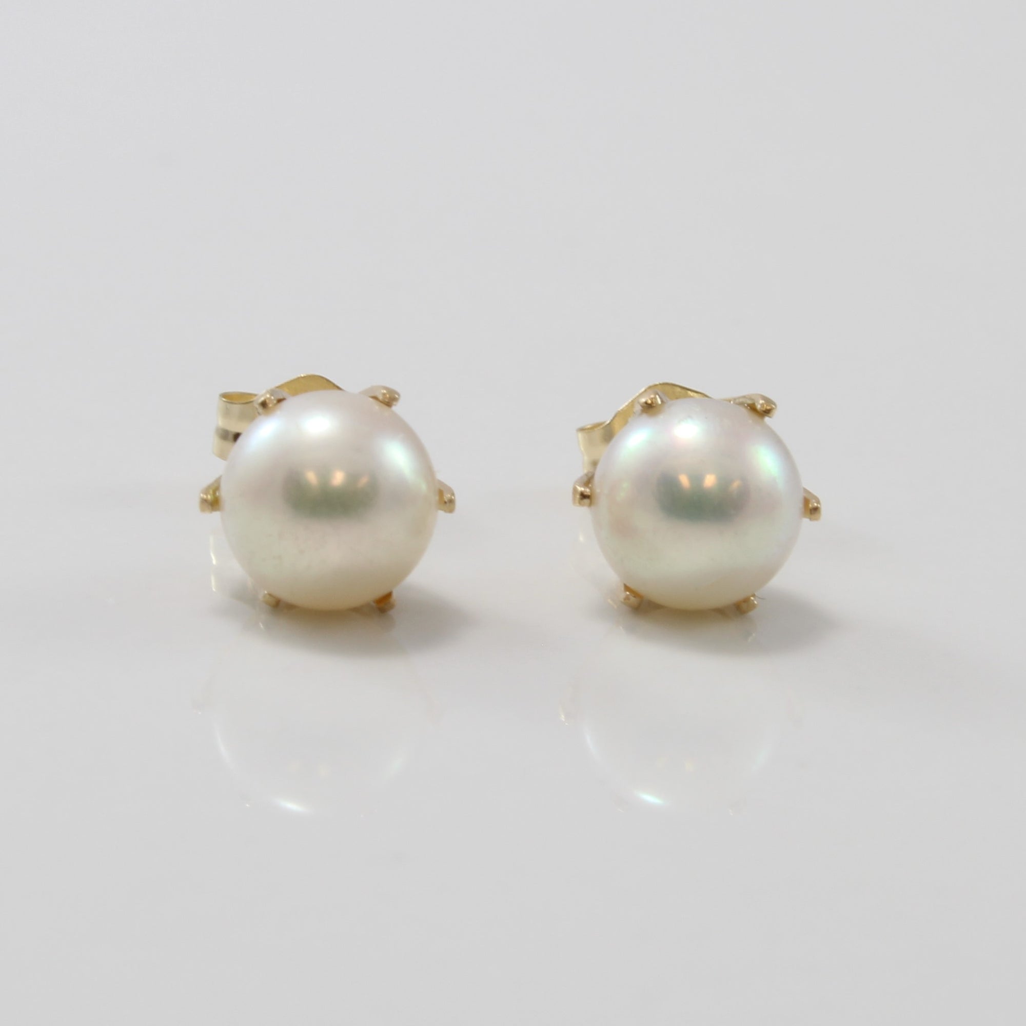 Pearl Stud Earrings | 3.40 ctw |