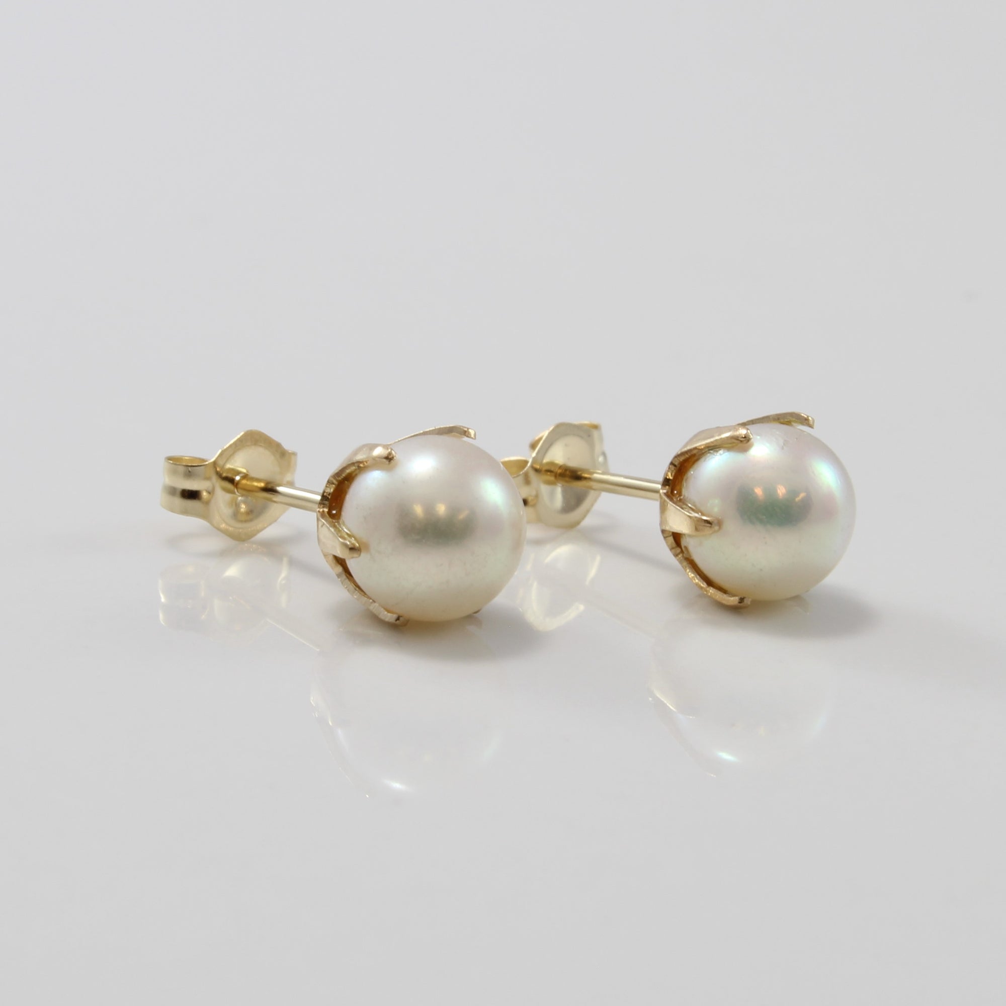 Pearl Stud Earrings | 3.40 ctw |