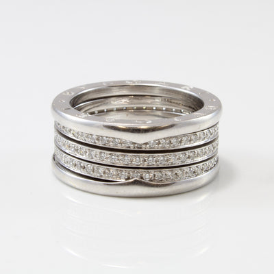 BVLGARI' B.zero1 Four Band Diamond Ring
