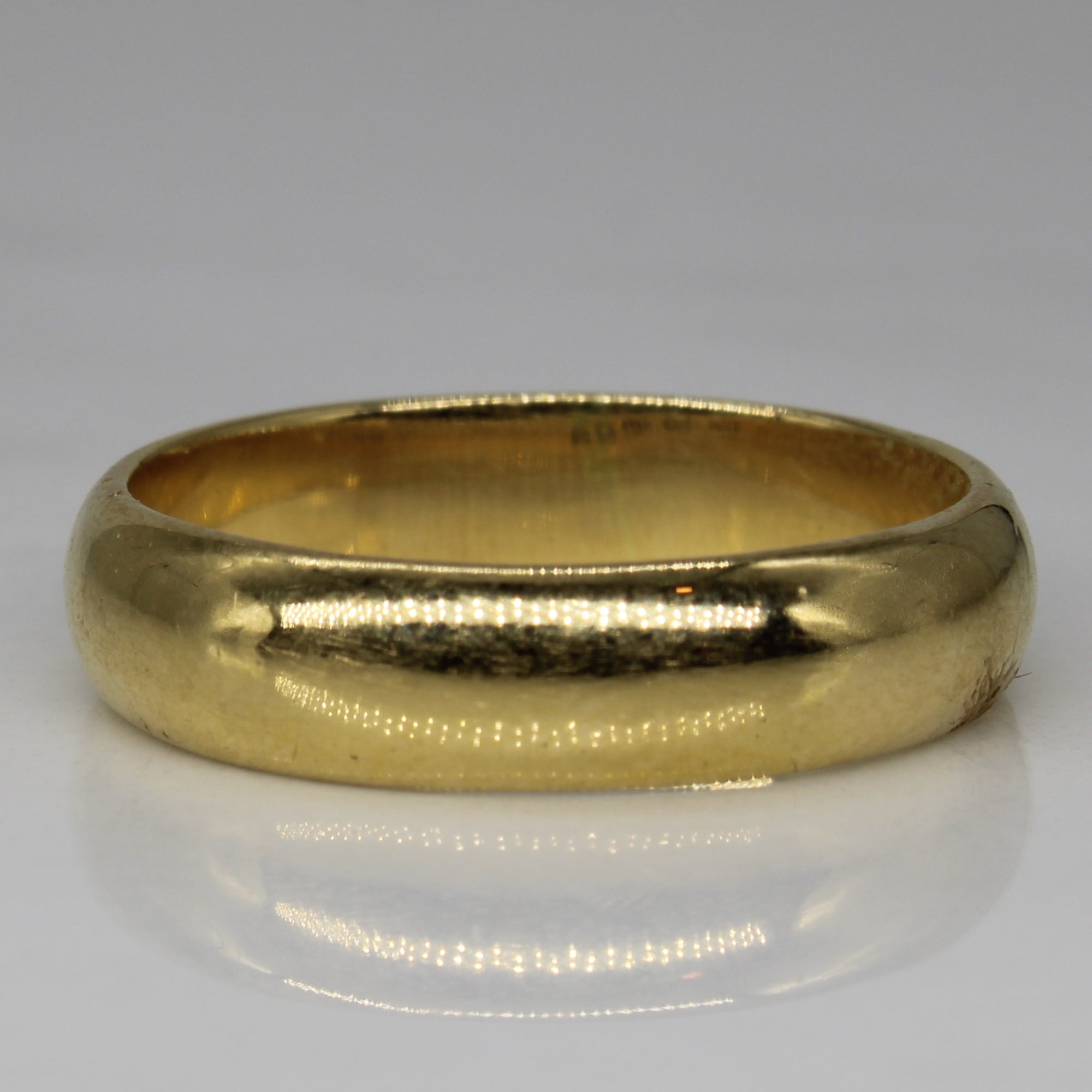1860s Yellow Gold Band | SZ 9 |