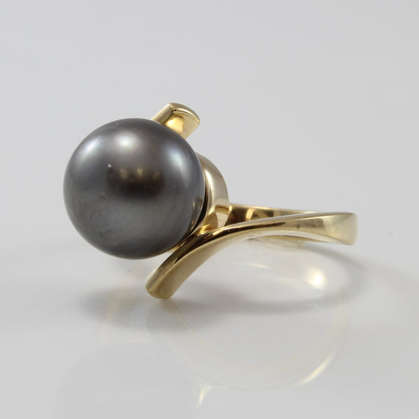 Tahitian Pearl Bypass Ring | 9.20 ct | SZ 7 |