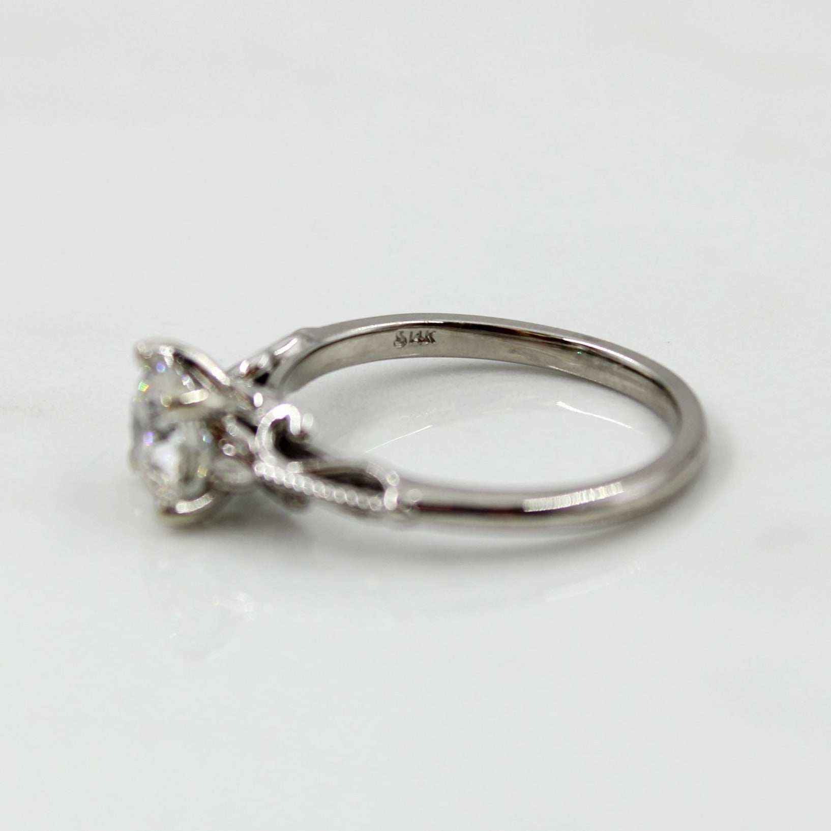 Bespoke' Lotus Inspired Engagement Ring | 1.20ct | SZ 7 |