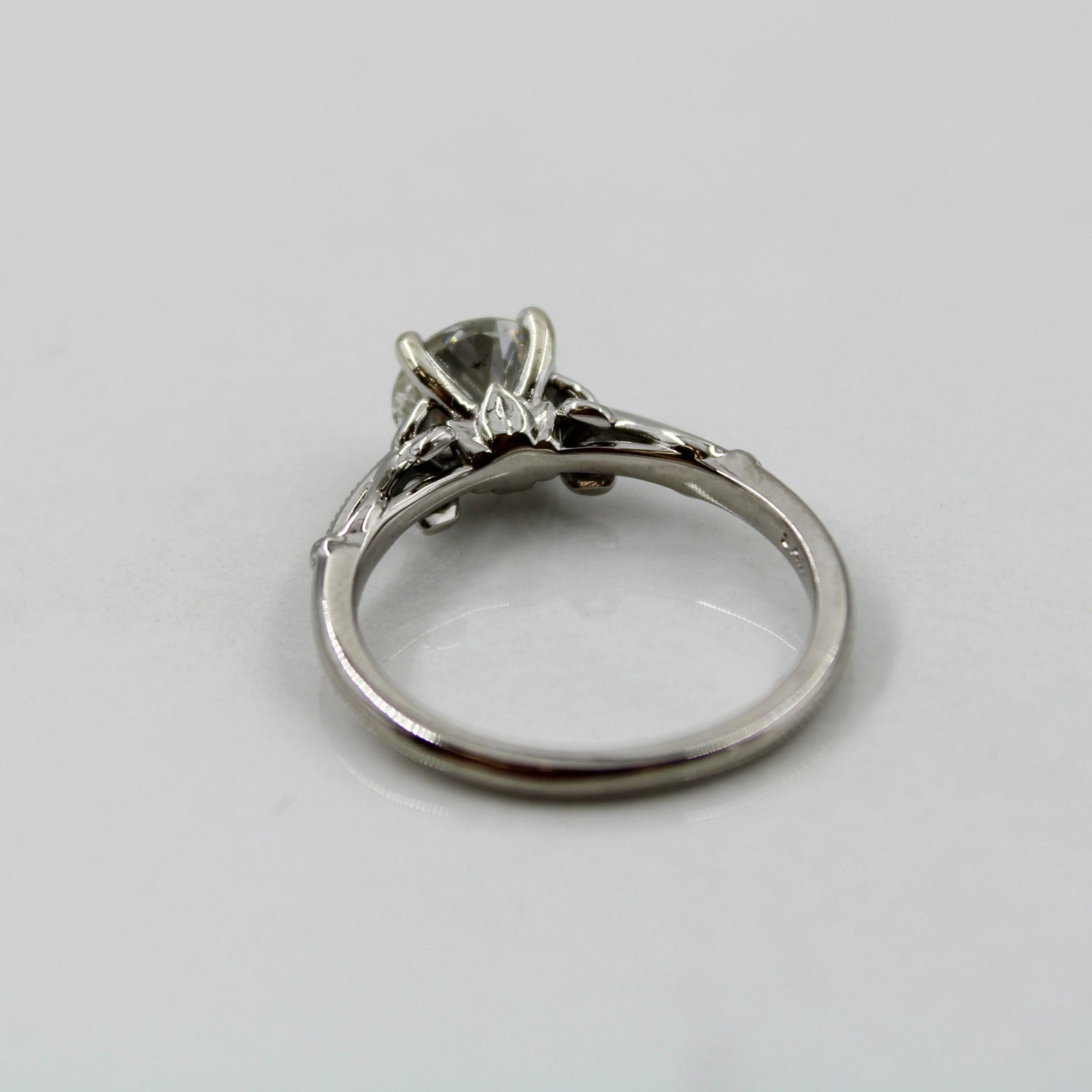 Bespoke' Lotus Inspired Engagement Ring | 1.20ct | SZ 7 |
