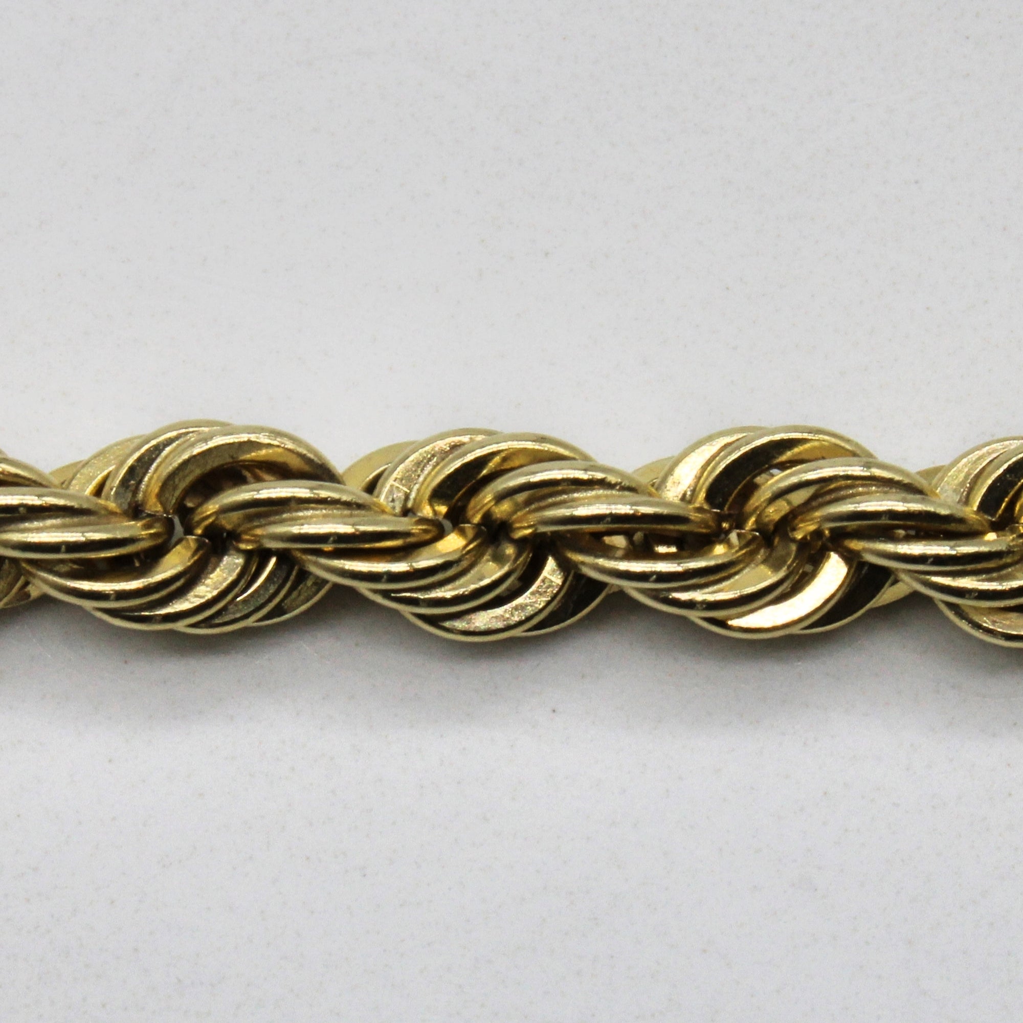 14k Yellow Gold Rope Chain | 30