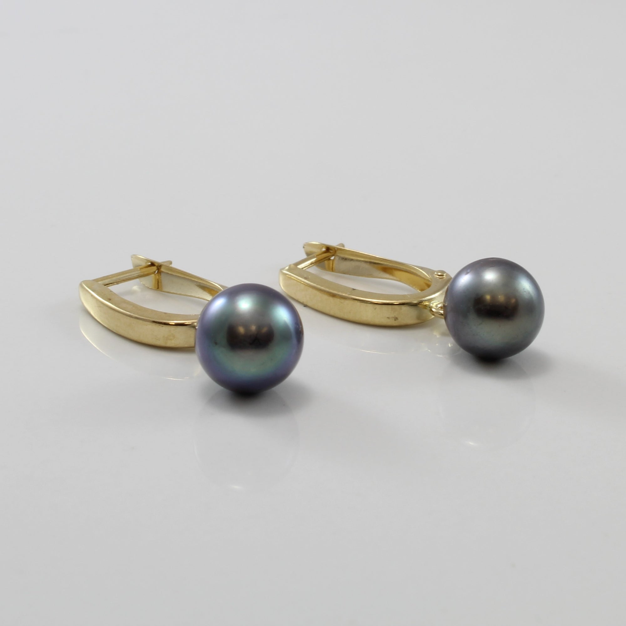 Tahitian Pearl Drop Earrings | 9.00ctw |