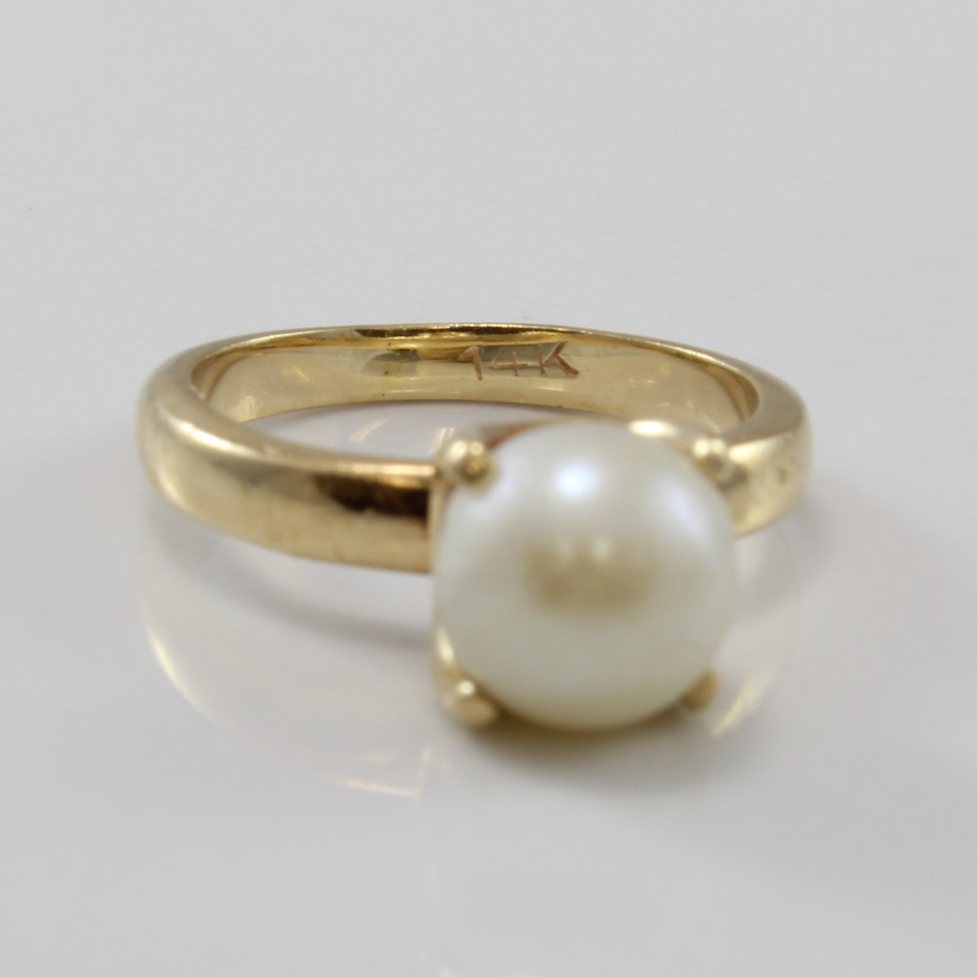 Pearl Solitaire Ring | 2.10ct | SZ 2.25 |