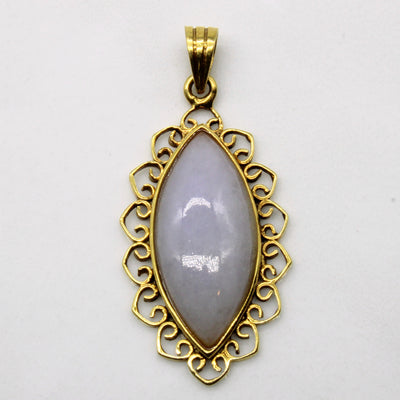 Ornate Lavender Jadeite Pendant | 6.80ct |