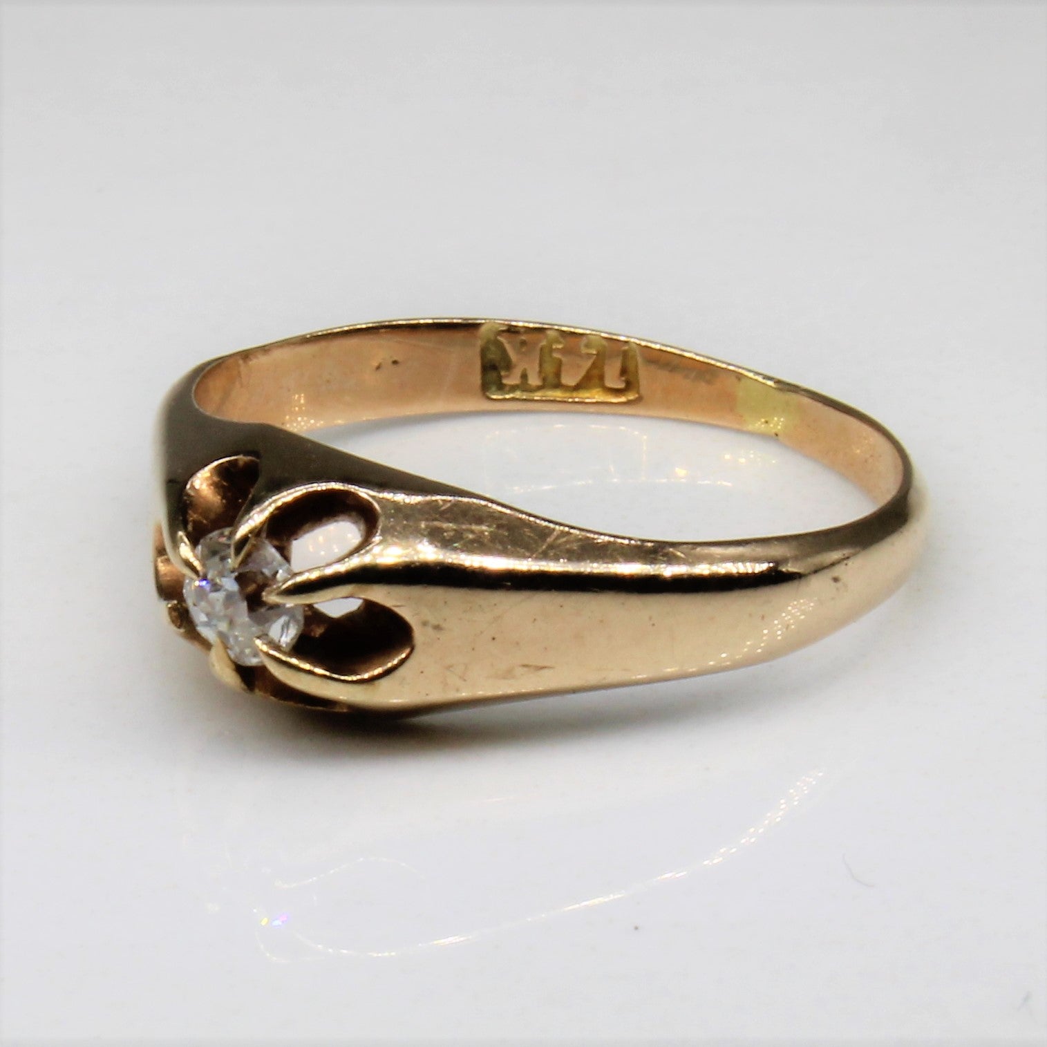 Early 1900s Diamond Ring | 0.10ctw | SZ 3 |