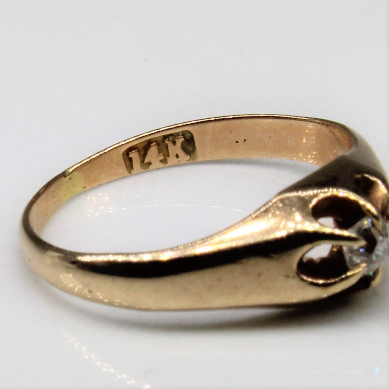 Early 1900s Diamond Ring | 0.10ctw | SZ 3 |