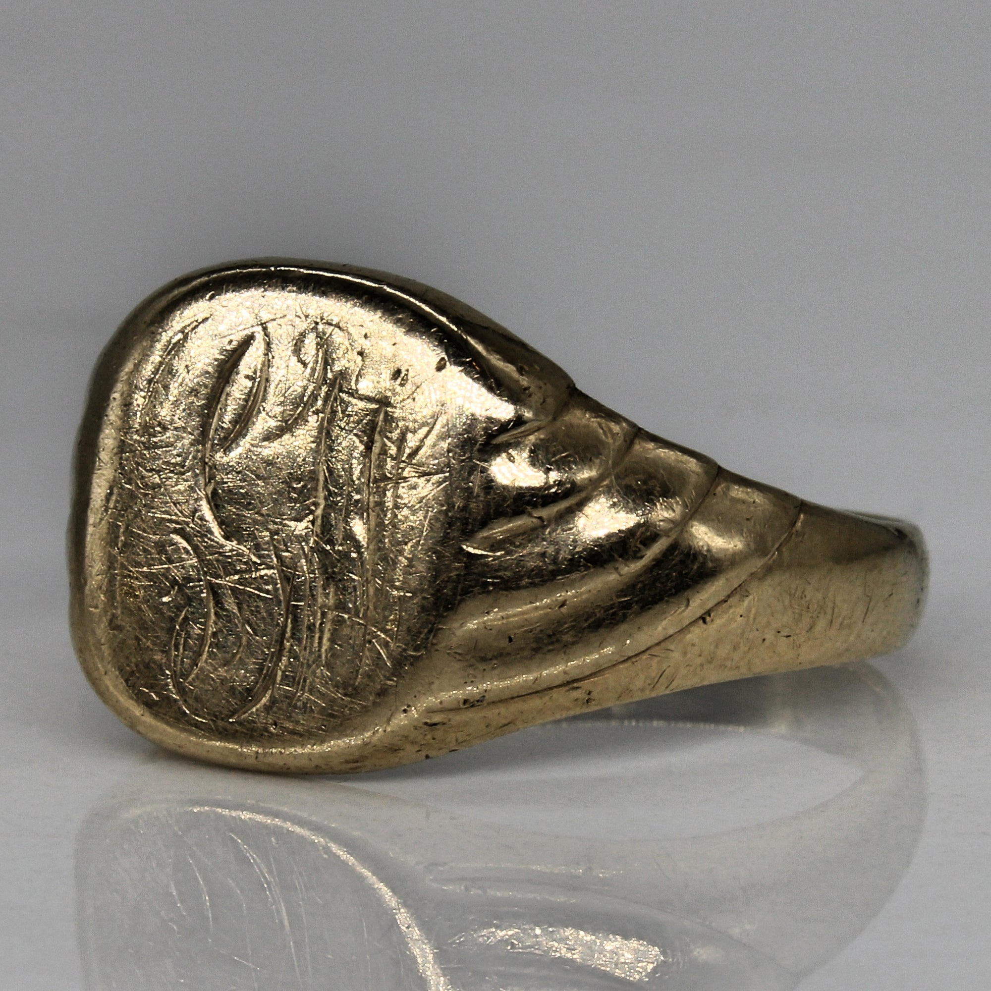 Birks' Yellow Gold Signet Ring | SZ 12.75 |