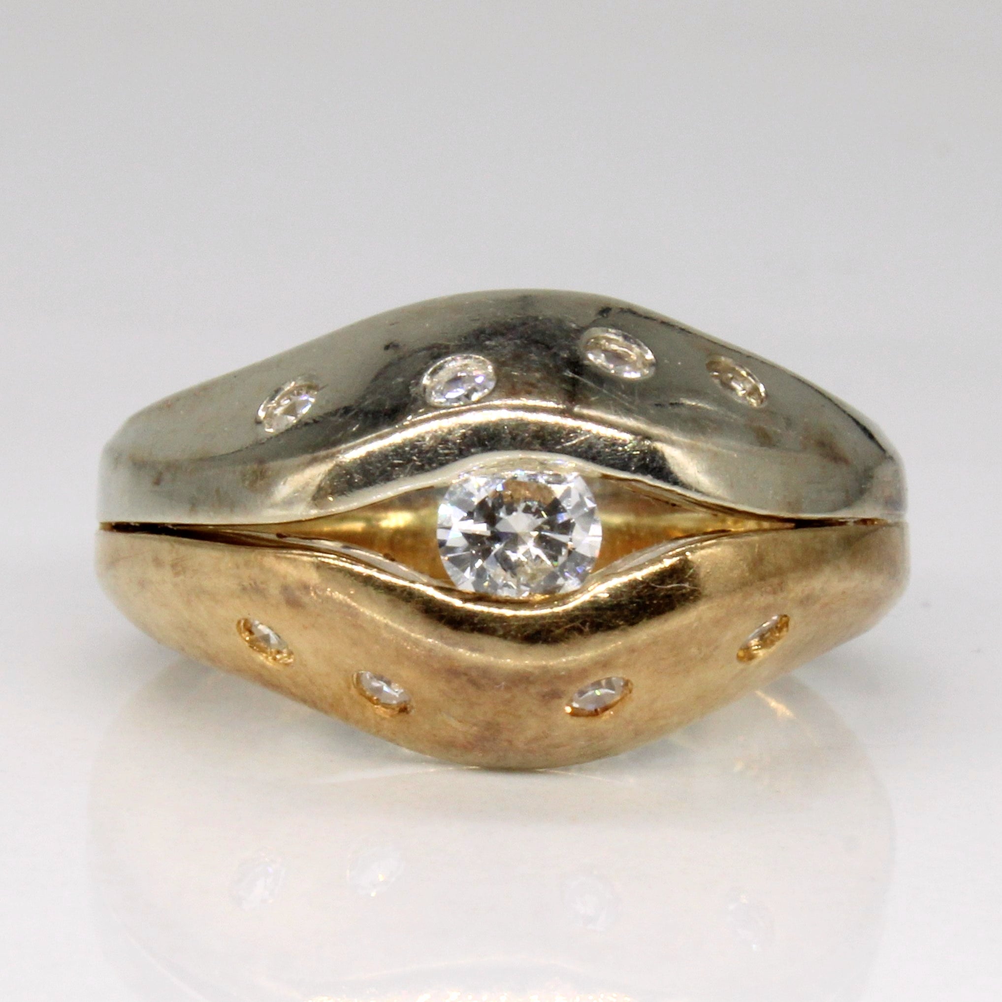 Diamond Eye Design Ring | 0.32ctw | SZ 6 |