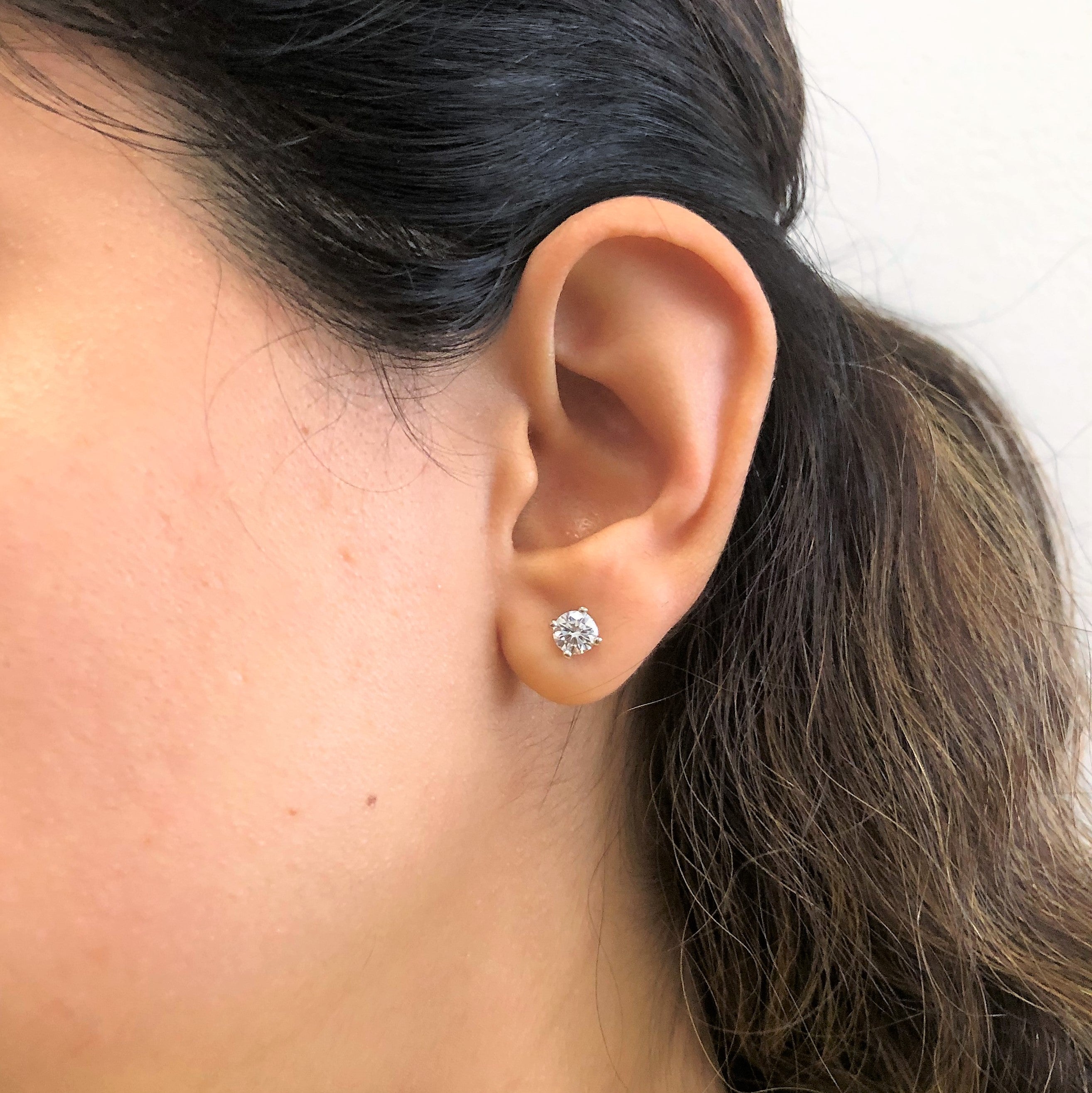 GIA Certified Diamond Stud Earrings | 1.02ctw |