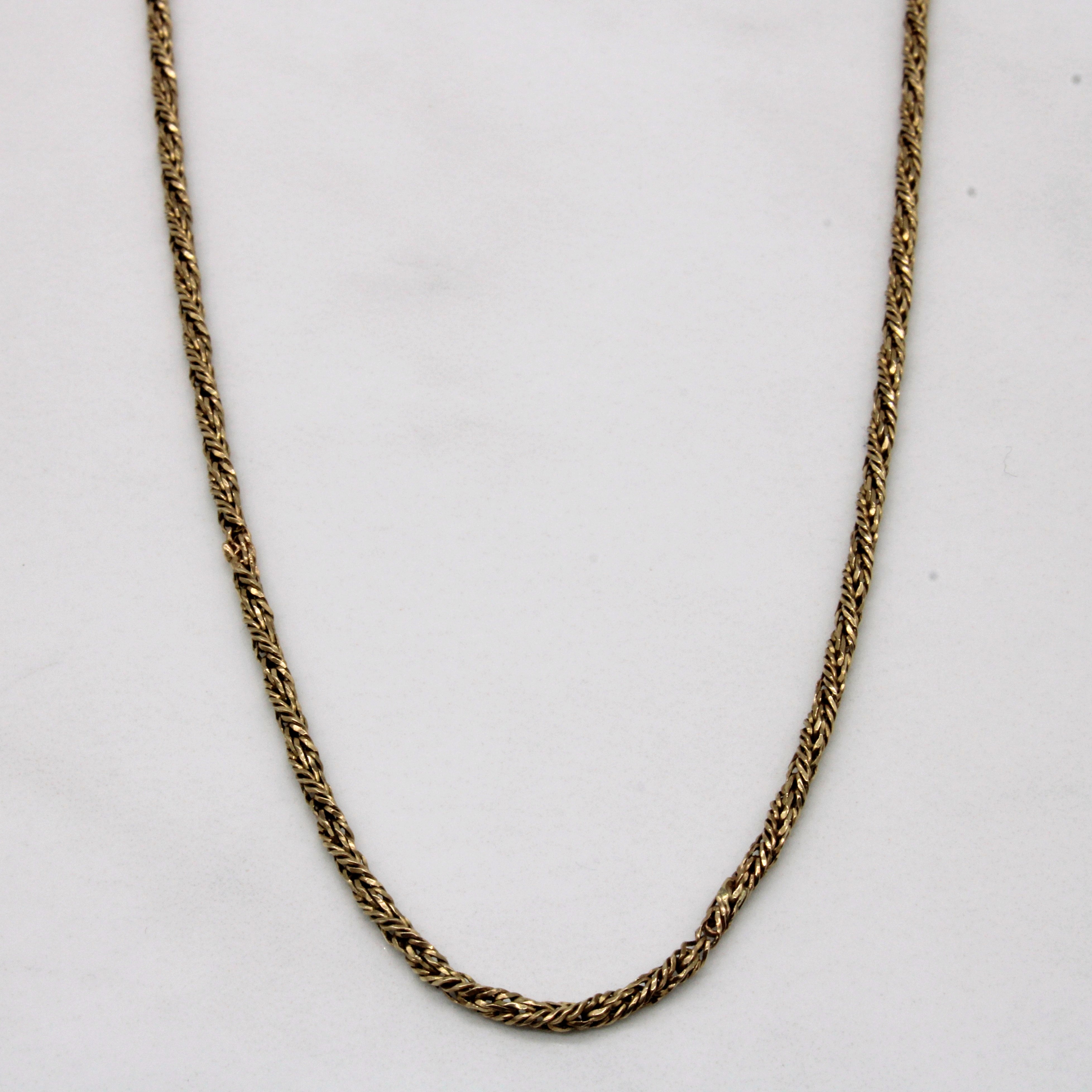 10k Yellow Gold Rope Chain | 20" |