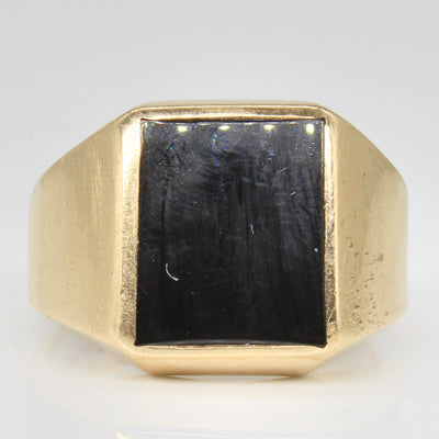 Onyx Cabochon Ring | 2.50ct | SZ 7.5 |