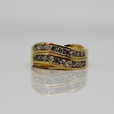 Bypass Diamond Band Set | 0.90ctw | SZ 7.25 |