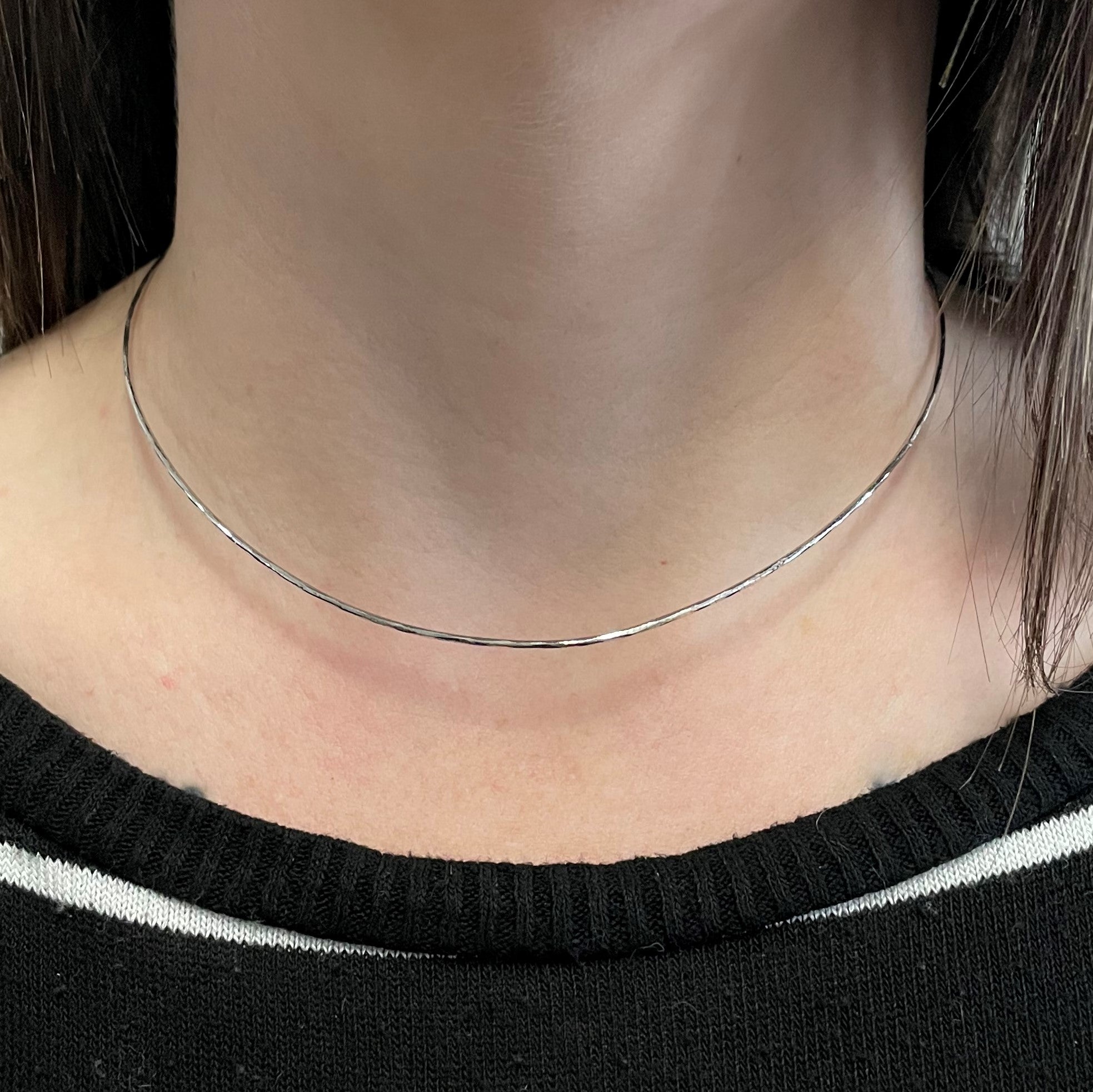 18k White Gold Wire Chain | 16" |