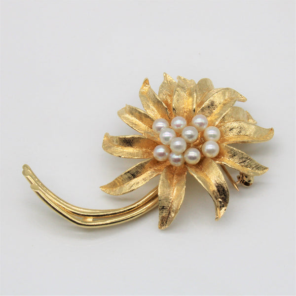 Pearl Flower Brooch |