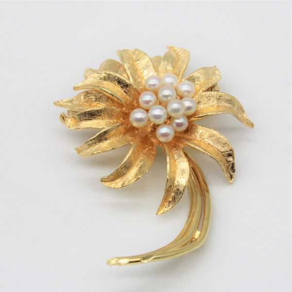 Pearl Flower Brooch |