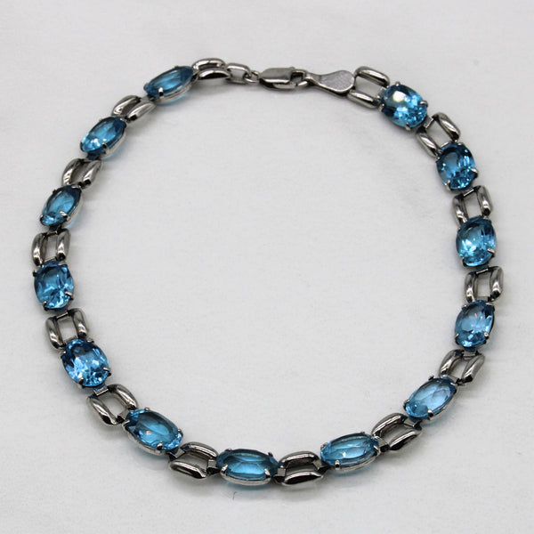 Blue Topaz Bracelet | 11.05ctw | 7