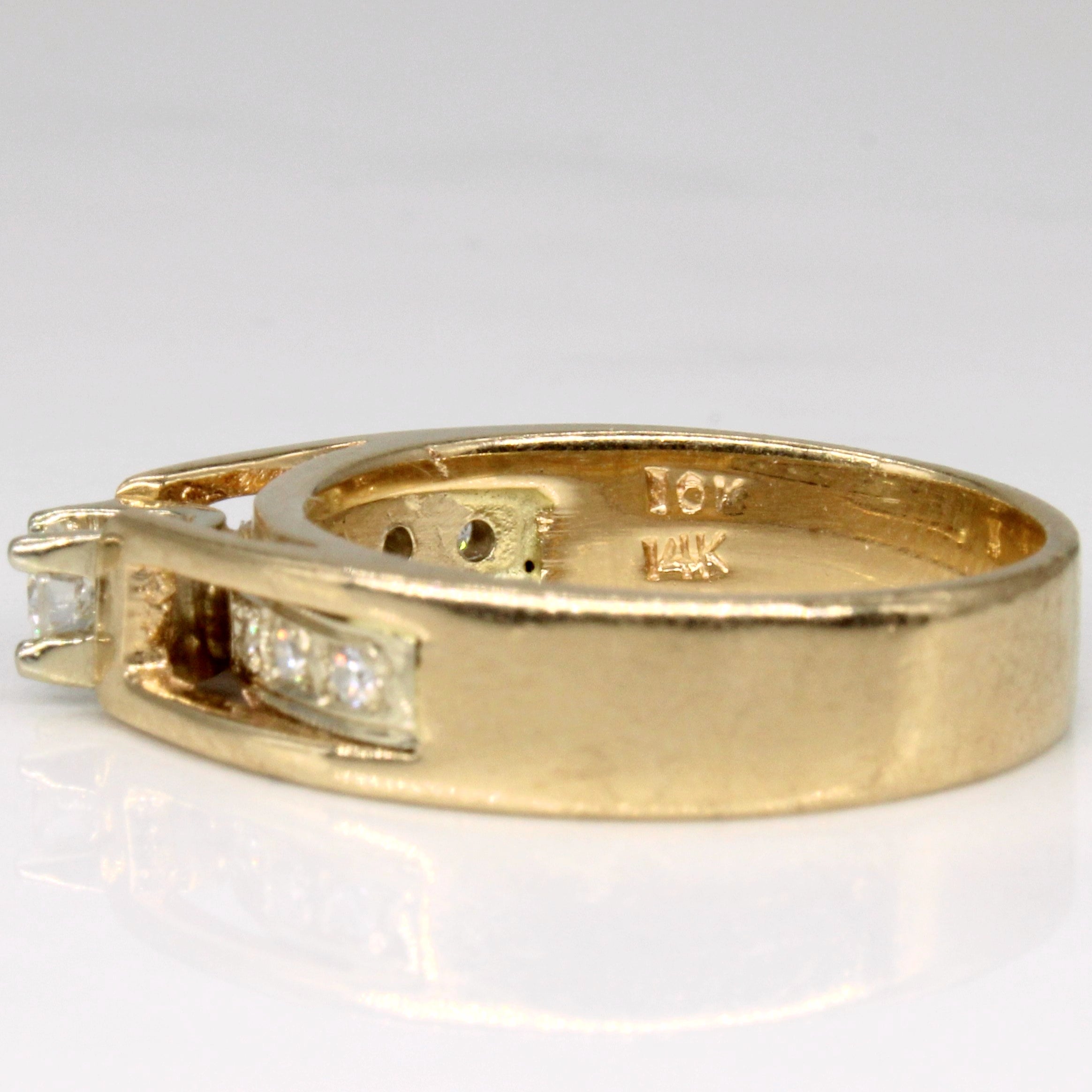High Set Diamond Ring | 0.16ctw | SZ 7 |