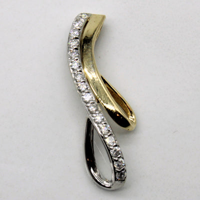 Abstract Diamond Pendant | 0.16ctw |