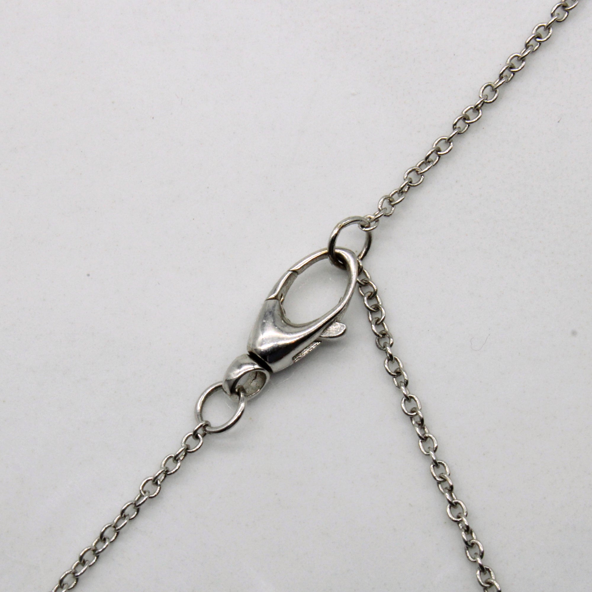 Birks' Diamond Lattice Heart Necklace | 0.04ctw | 16