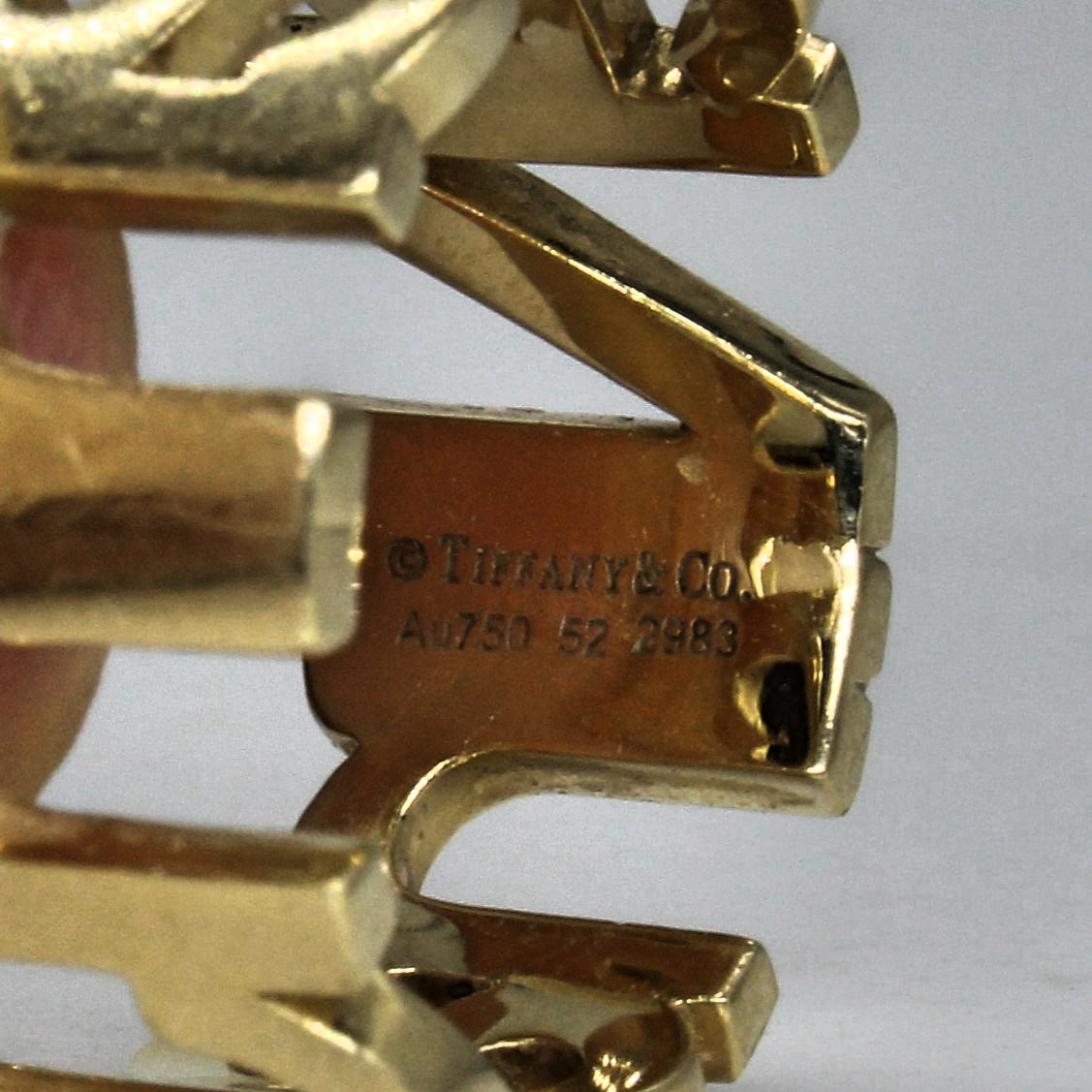 'Tiffany & Co' 18k Yellow Gold Nina Christie Ring | SZ 5.75 |
