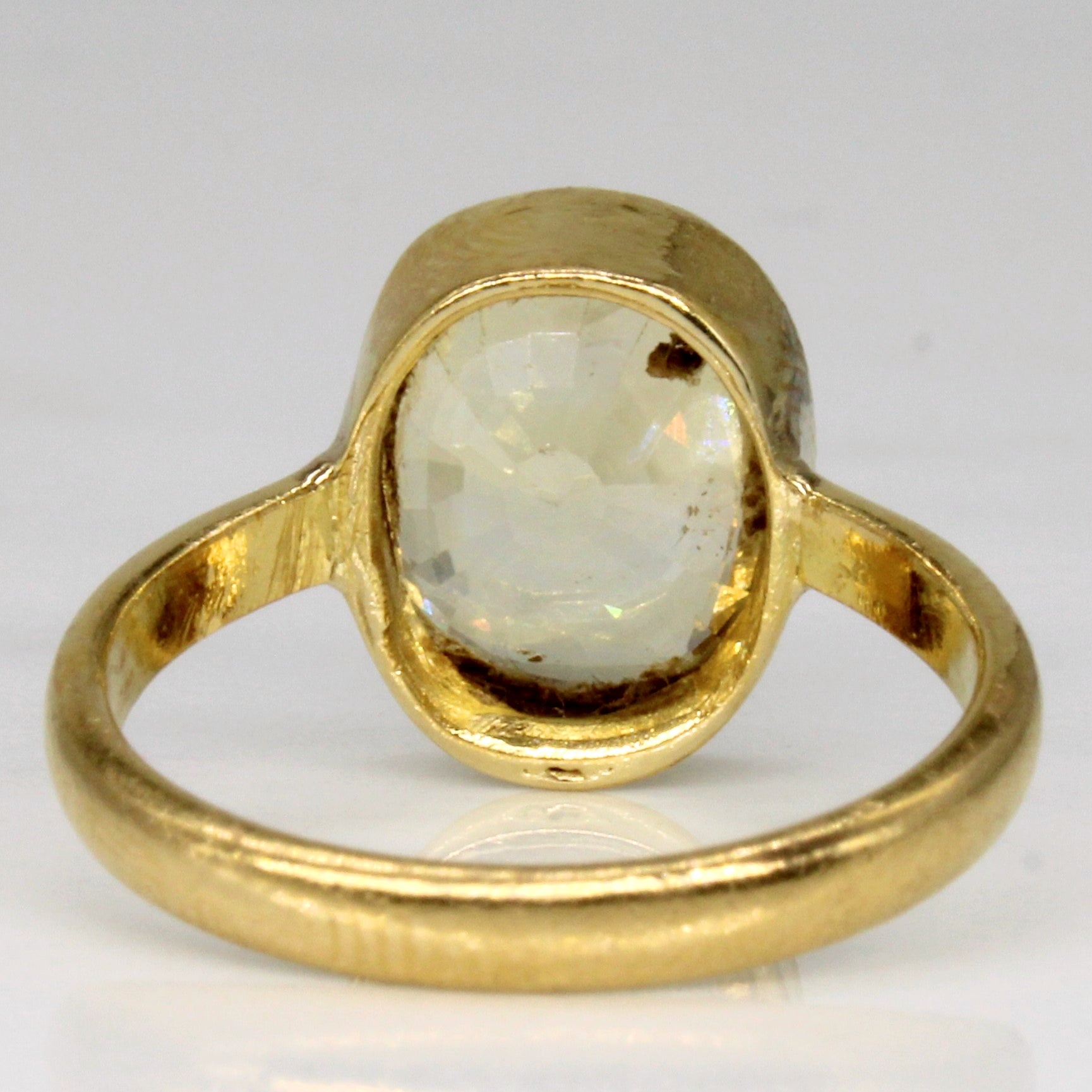 Yellow Sapphire Cocktail Ring | 5.80ct | SZ 6.5 |